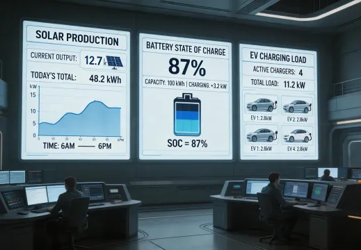 Energy software control room
