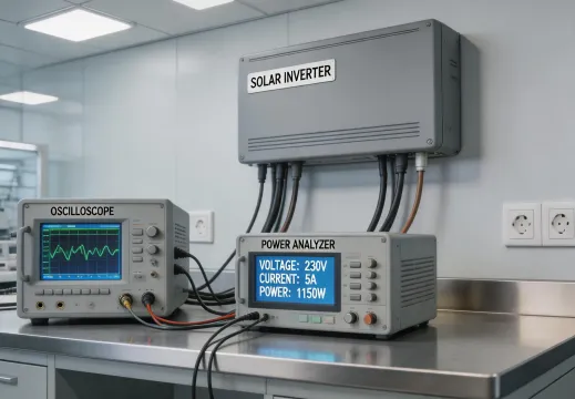 Solar inverter testing bench